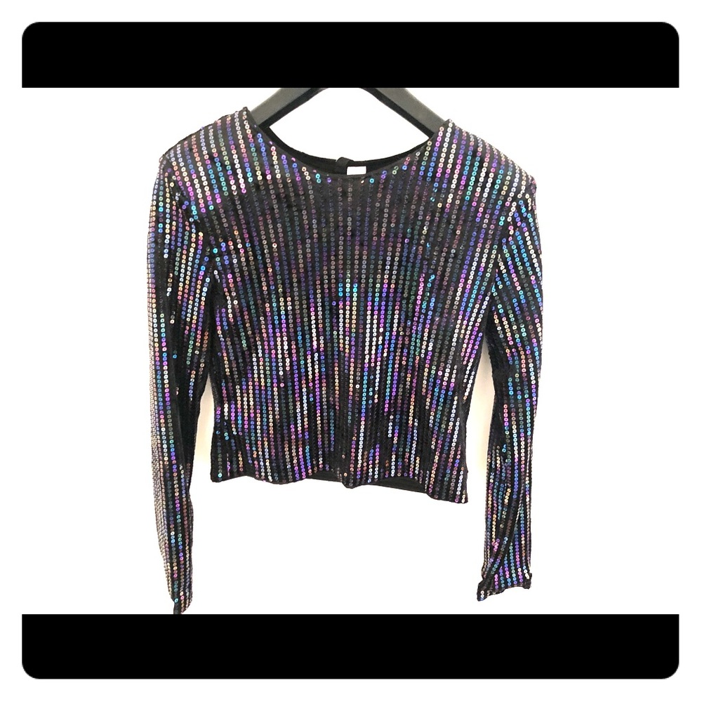 H&M sequin top